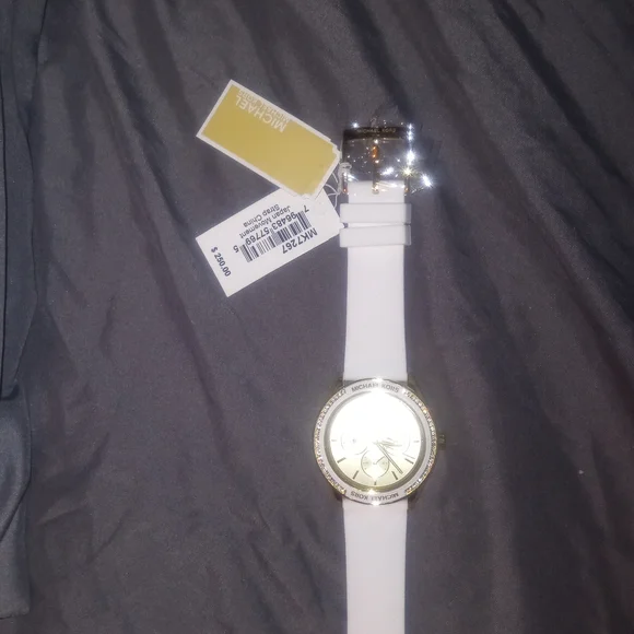 Michael Kors Gold and White Smartwatch